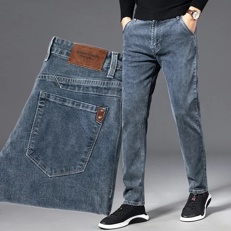 Milano | Pantaloni in Denim Elasticizzato