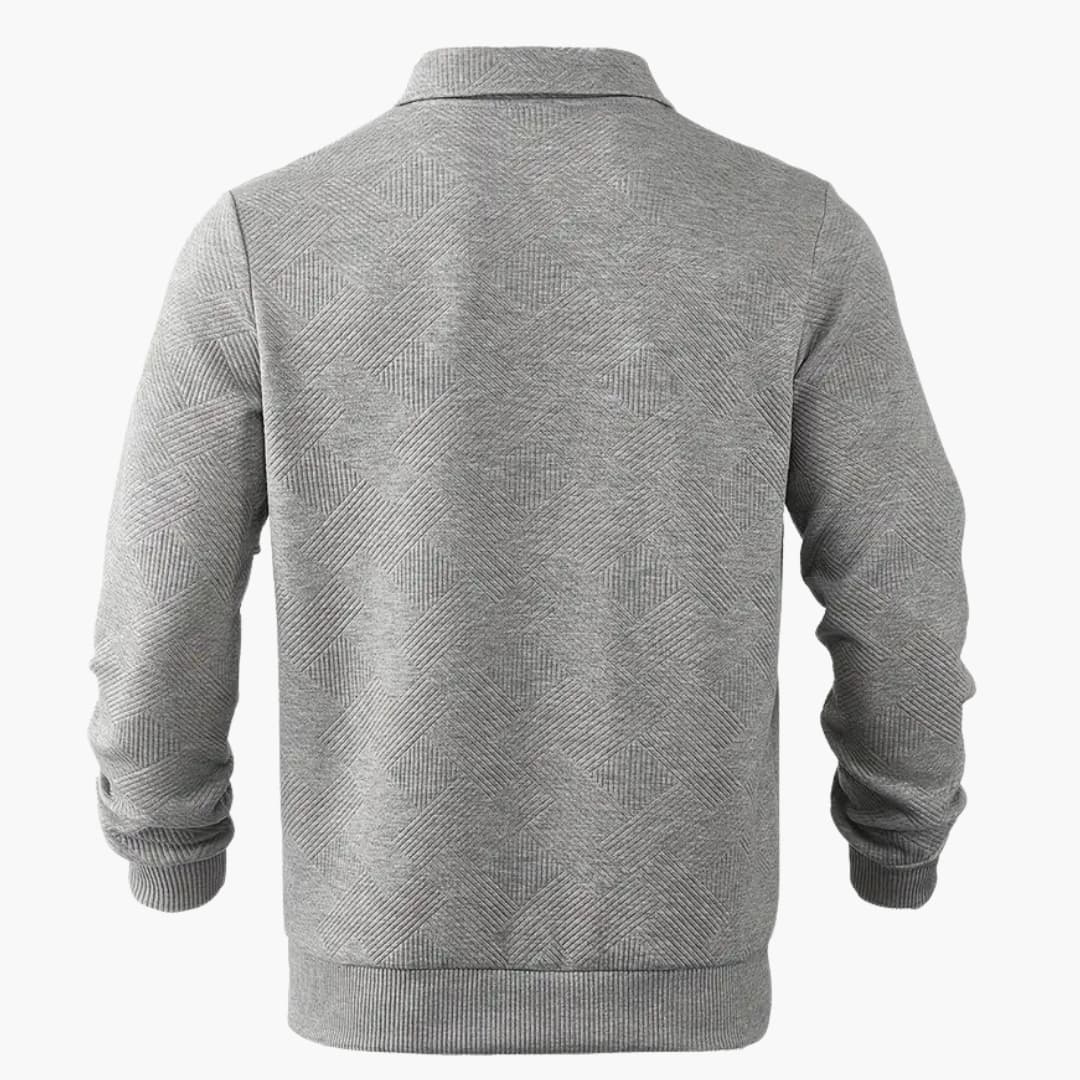 Luca | Maglia Geometrica con Cerniera