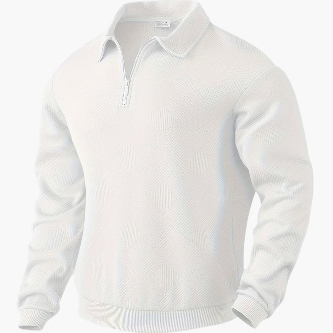 Luca | Maglia Geometrica con Cerniera