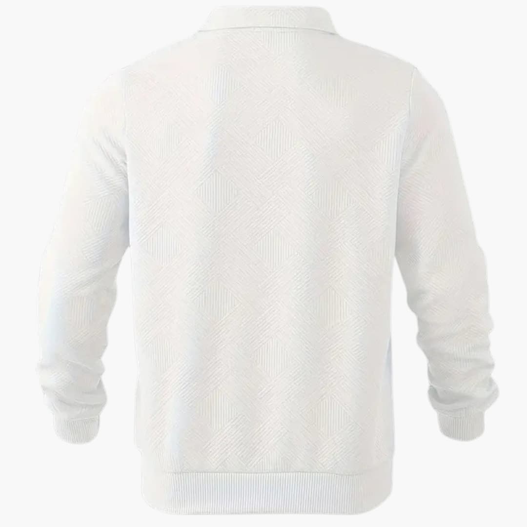 Luca | Maglia Geometrica con Cerniera