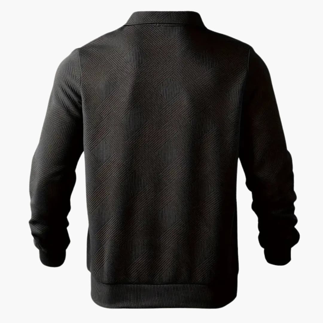 Luca | Maglia Geometrica con Cerniera