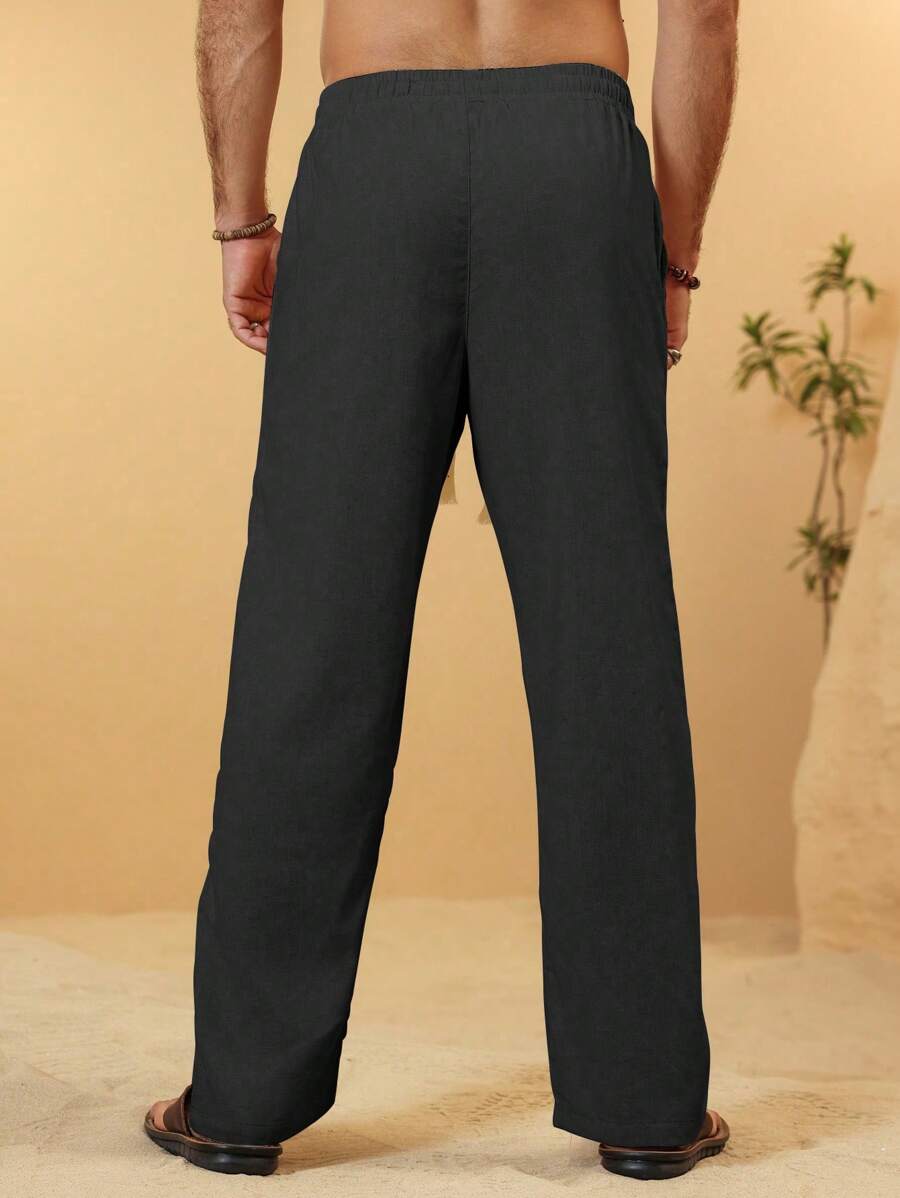 SIMONE  |  PANTALONI CROPPED IN LINO