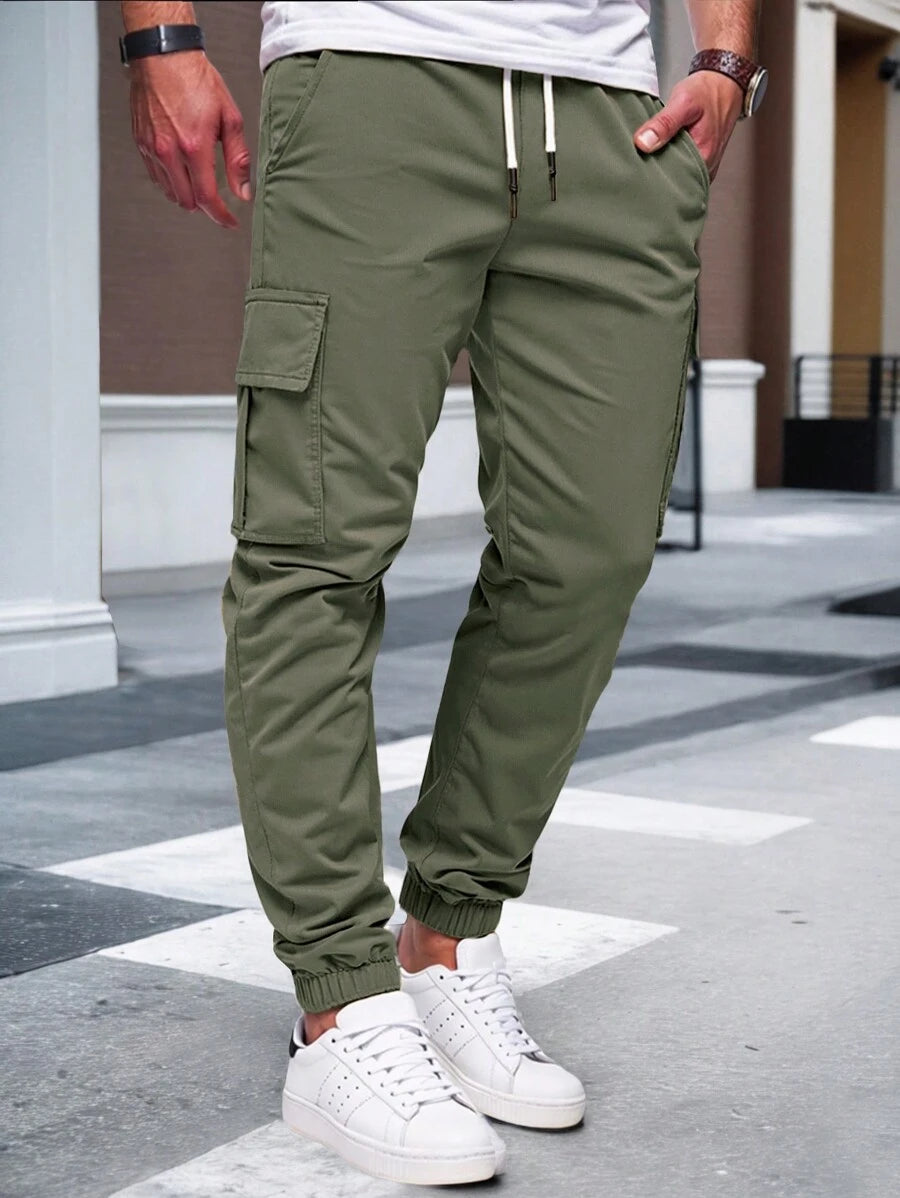 RICCARDO | JOGGER CARGO LEGGERI CON TASCHE
