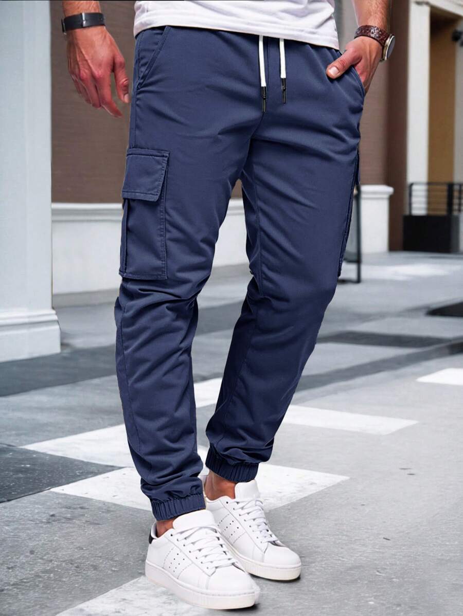 RICCARDO | JOGGER CARGO LEGGERI CON TASCHE