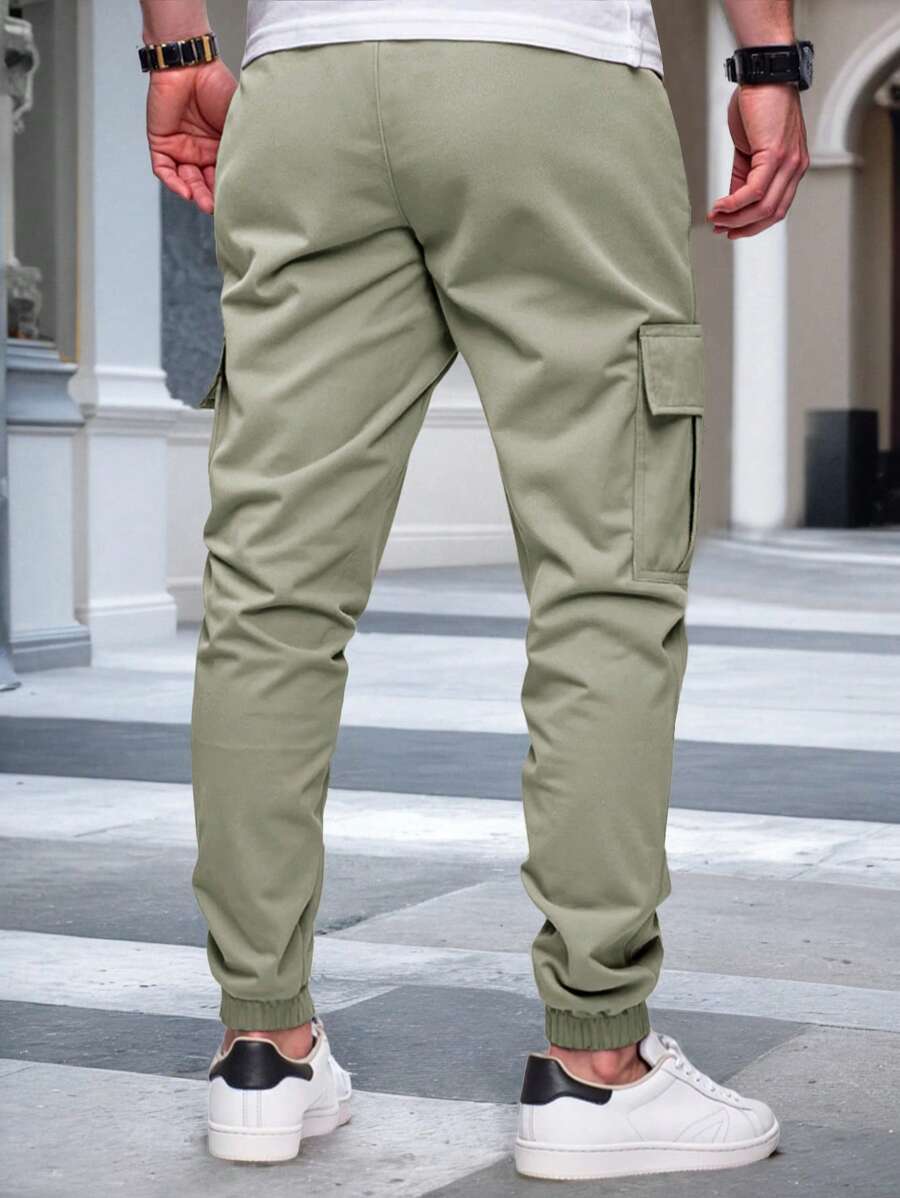 RICCARDO | JOGGER CARGO LEGGERI CON TASCHE