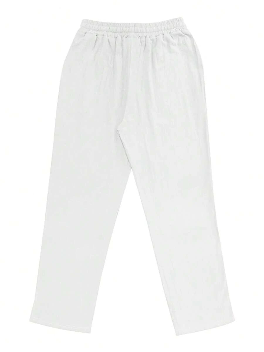 MARCO | PANTALONE LEGGERO IN LINO CON LACCIO