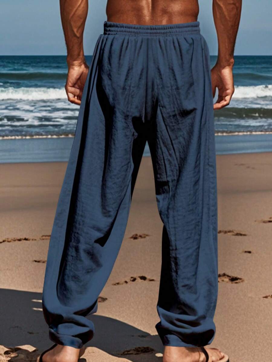 MARCO | PANTALONE LEGGERO IN LINO CON LACCIO