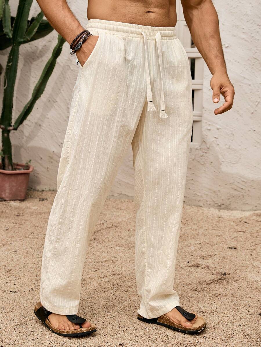 SIMONE  |  PANTALONI CROPPED IN LINO