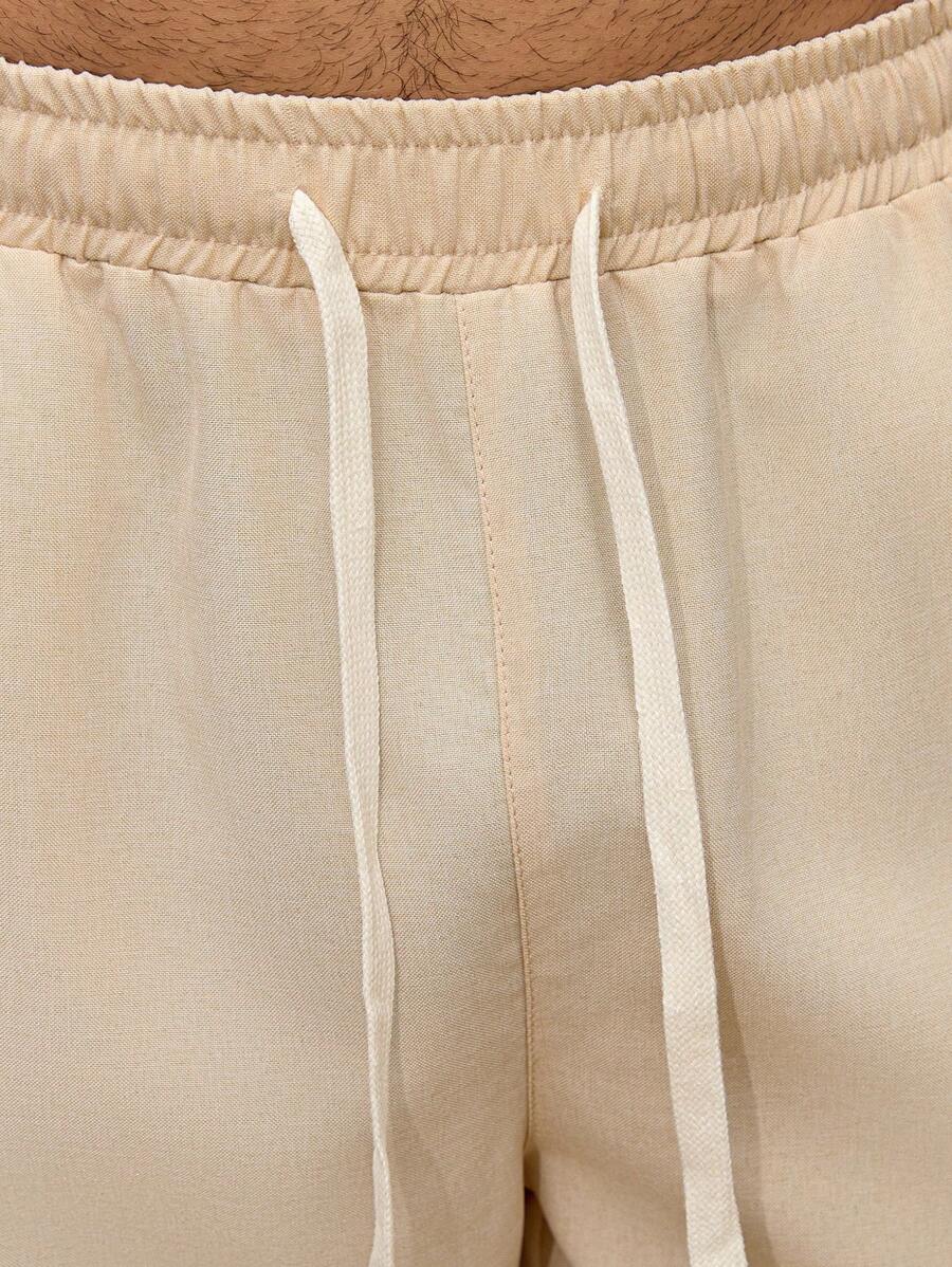 SIMONE  |  PANTALONI CROPPED IN LINO