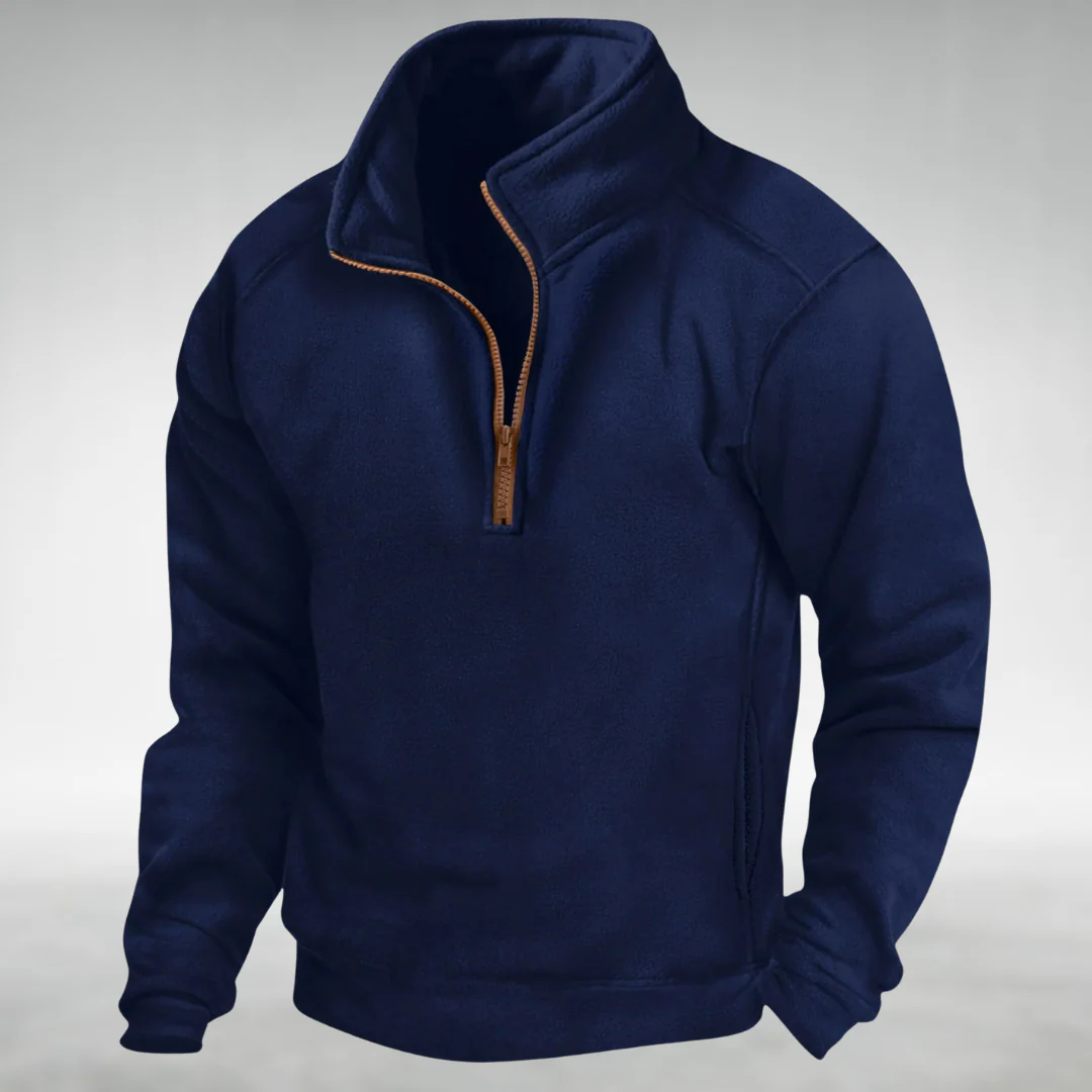 ROSSI ROMA | PULLOVER LEGGERO HALF-ZIP