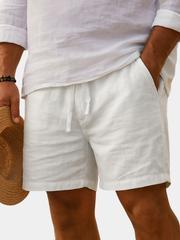 LORENZO™ | PANTALONE IN COTONE-LINO