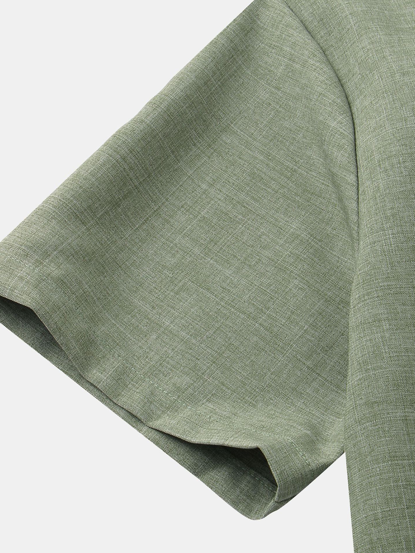 CAMICIA CON COLLO ALLA COREANA E TASCA