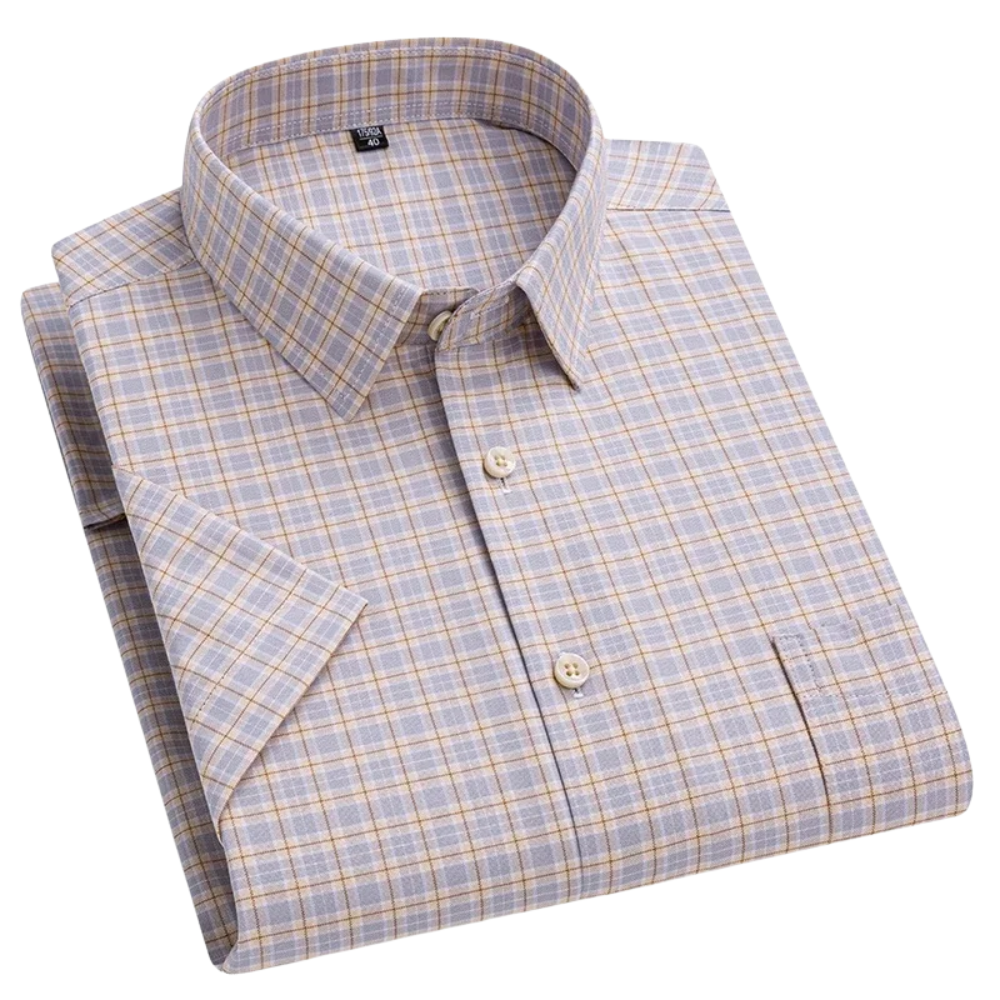 ROSSI ROMA | CAMICIA IN COTONE A MANICHE CORTE