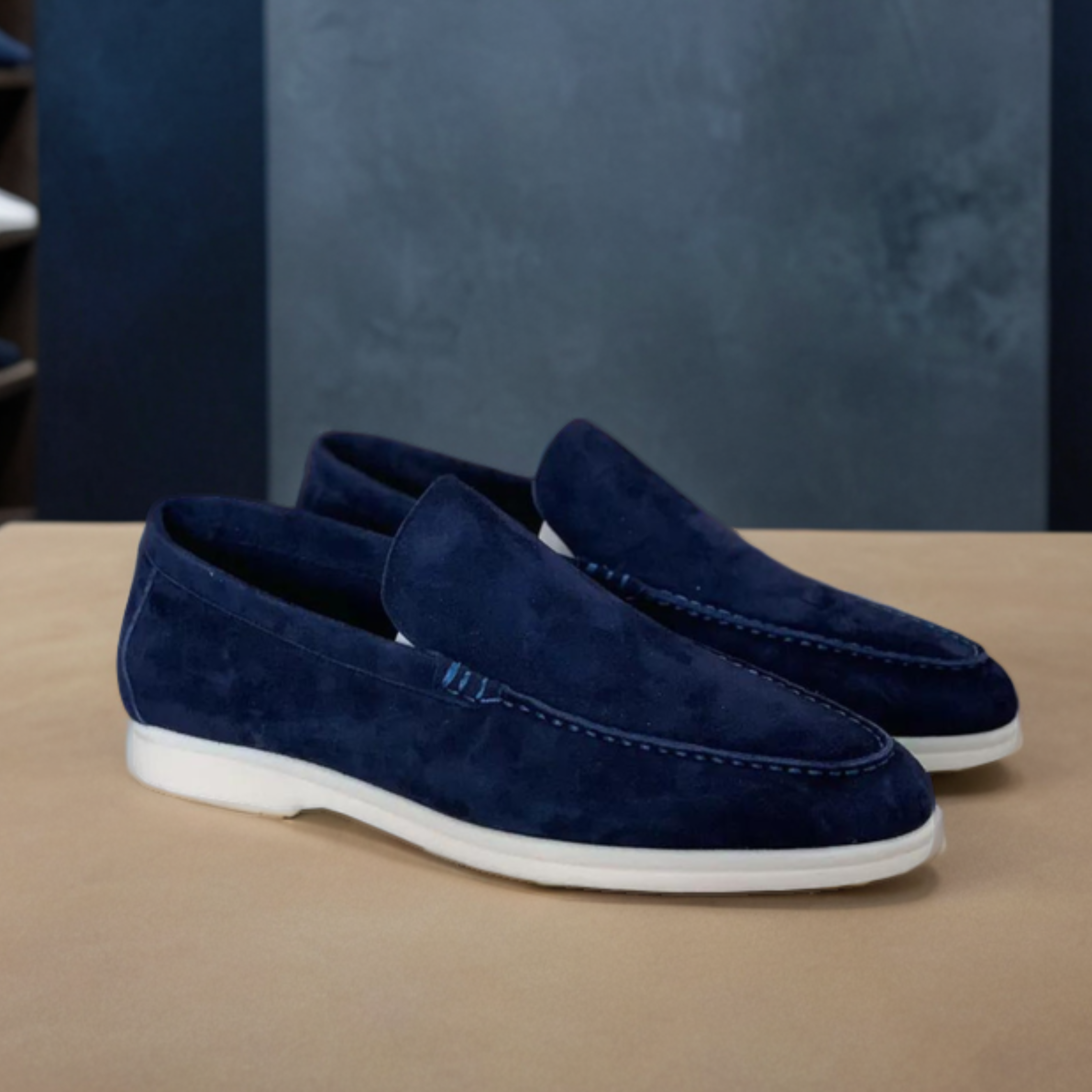 ROSSI ROMA™ | LOAFERS IN PELLE SCAMOSCIATA DI LUSSO