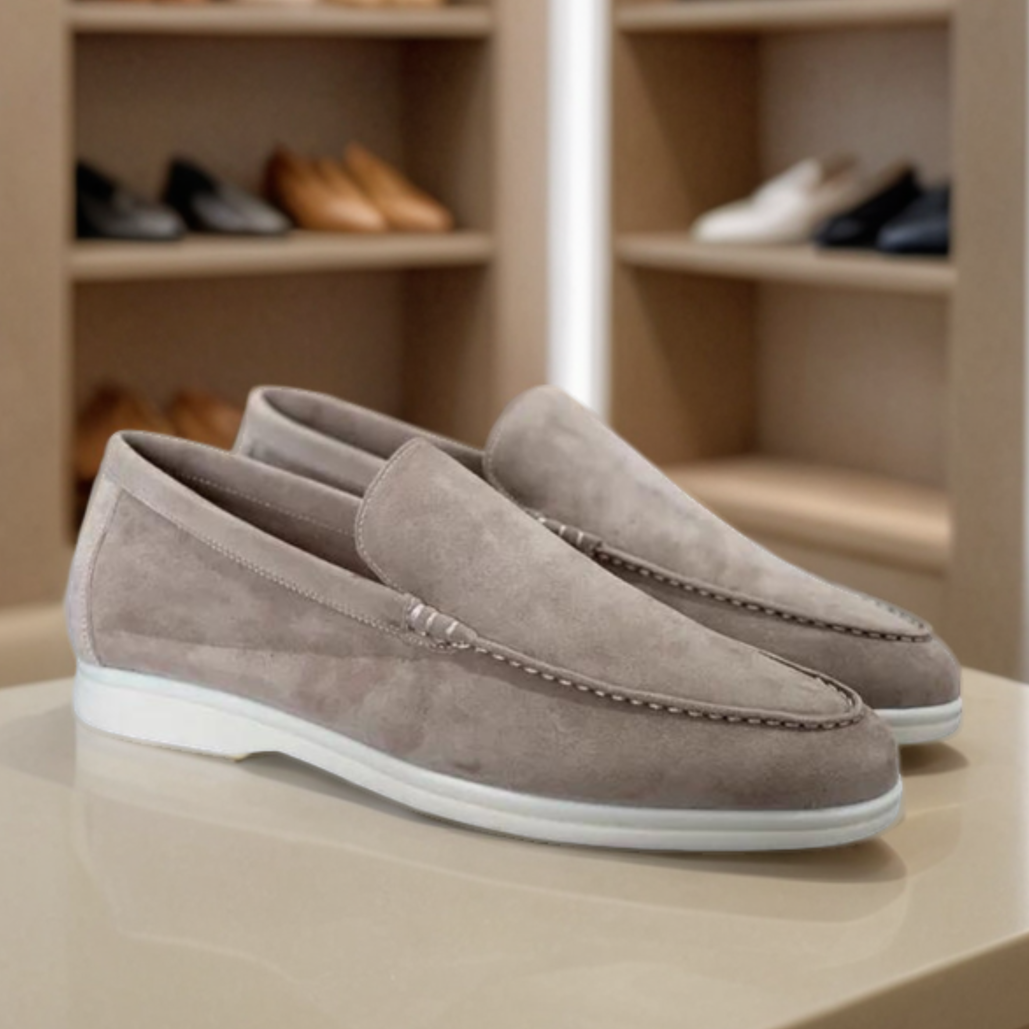 ROSSI ROMA™ | LOAFERS IN PELLE SCAMOSCIATA DI LUSSO