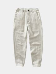 ROSSI ROMA | PANTALONI DRITTI IN LINO