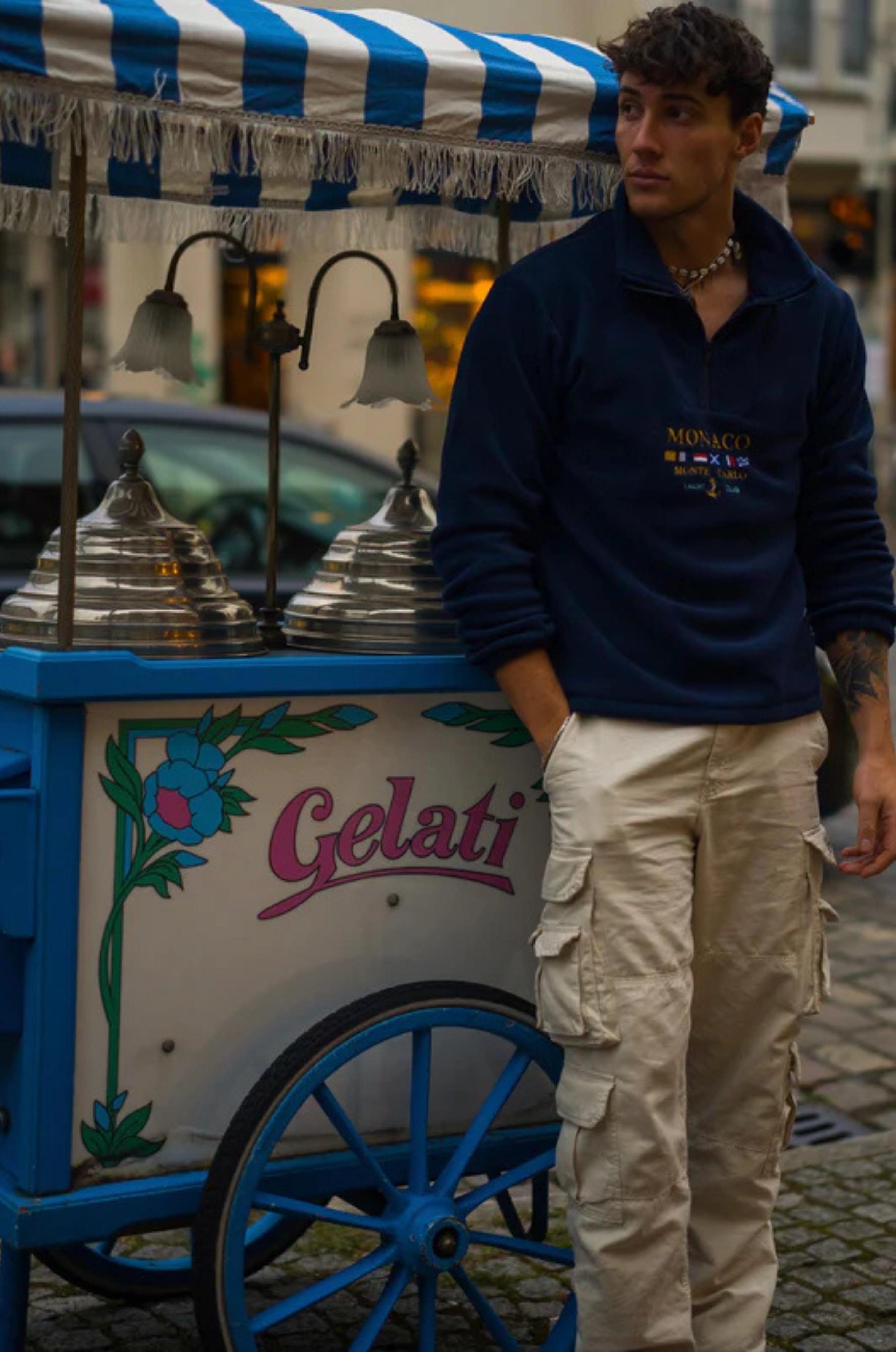 PULLOVER MONACO CON ZIP