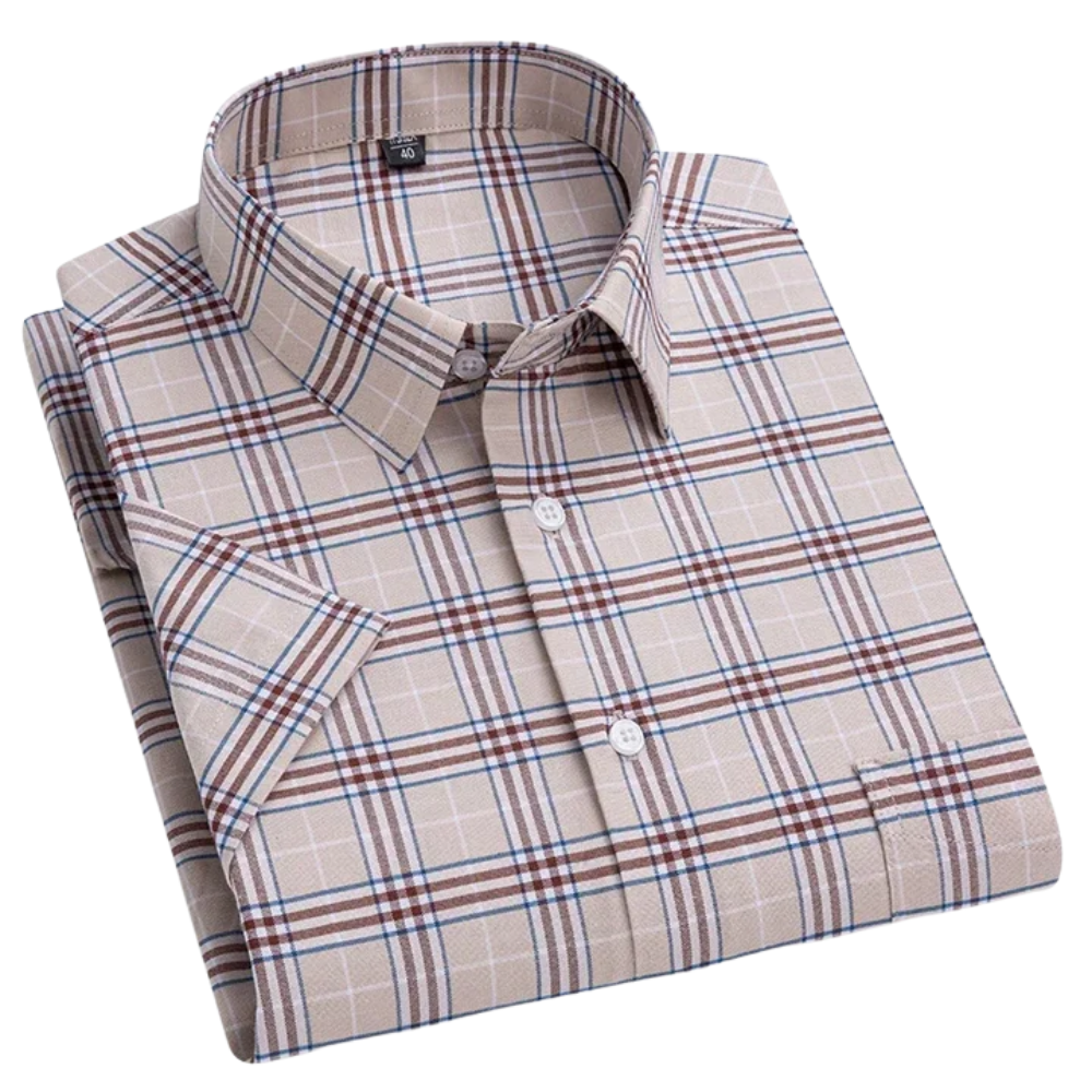 ROSSI ROMA | CAMICIA IN COTONE A MANICHE CORTE