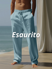 PANTALONI OCEANICI IN LINO