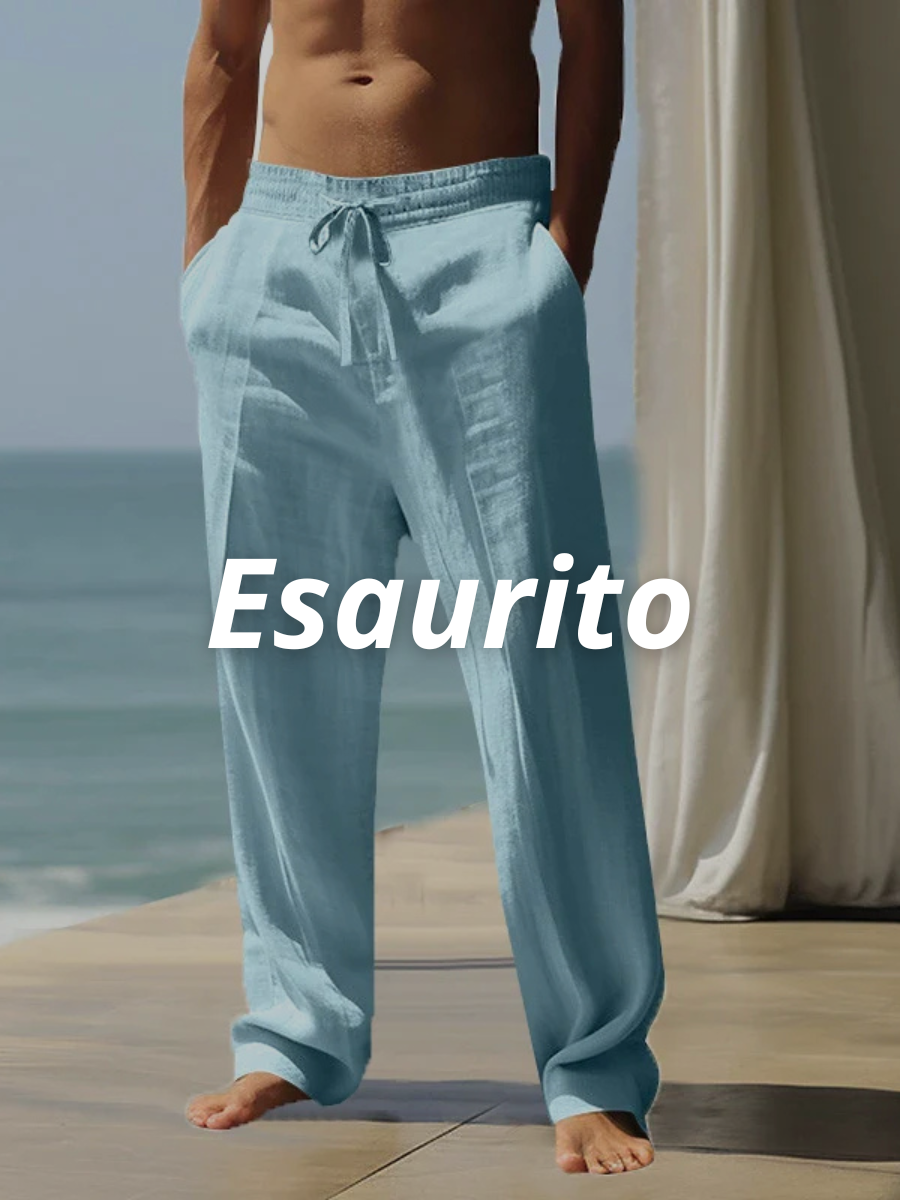 PANTALONI OCEANICI IN LINO