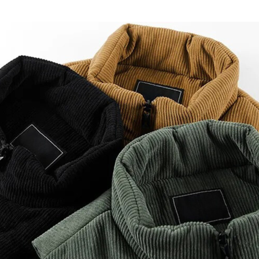 Bergamo | Gilet Foderato in Velluto a Coste