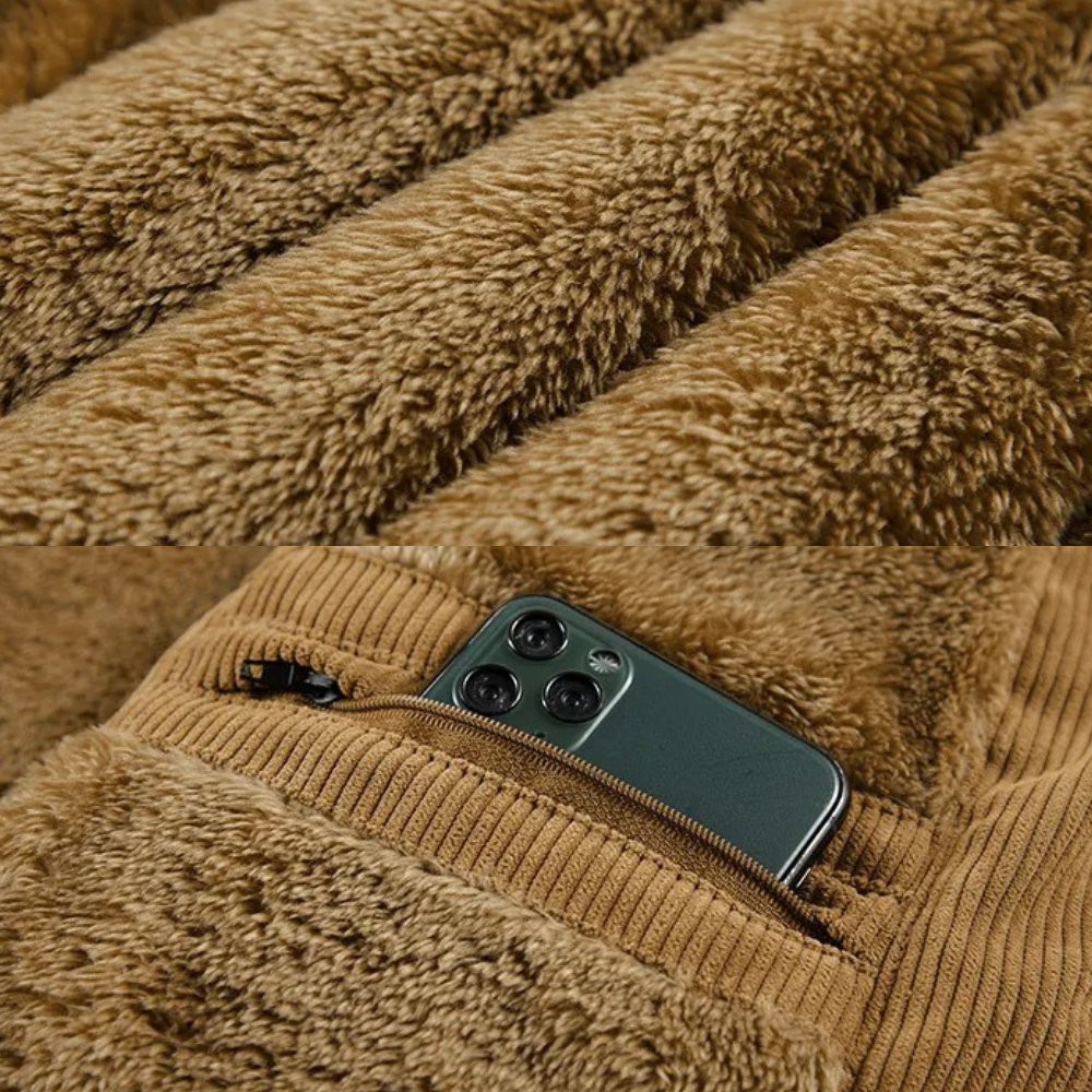 Bergamo | Gilet Foderato in Velluto a Coste