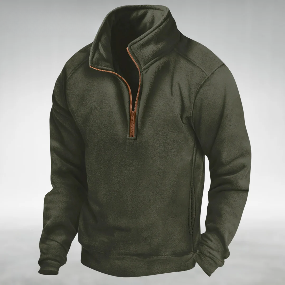 ROSSI ROMA | PULLOVER LEGGERO HALF-ZIP