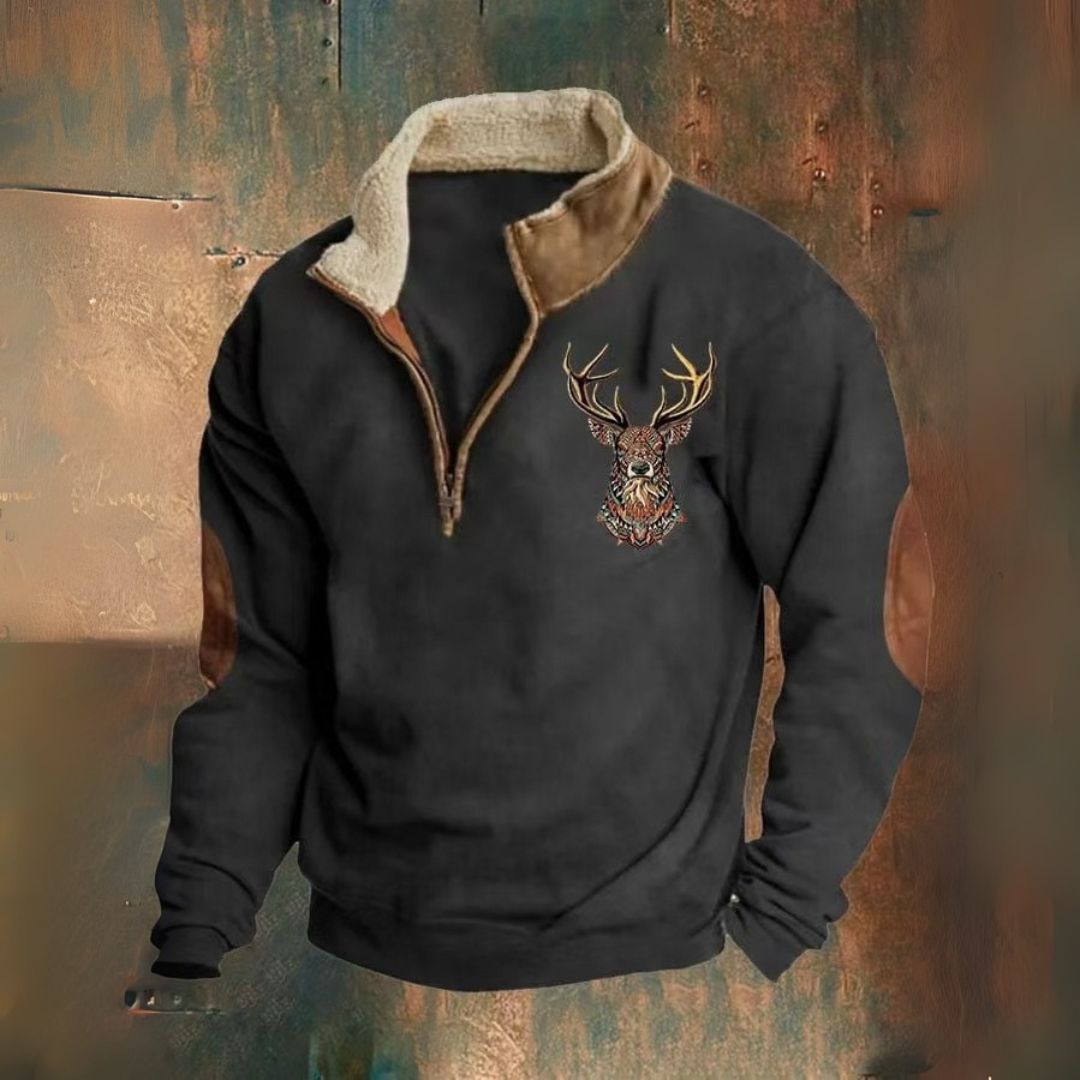 ROSSI ROMA | MAGLIONE A QUARTO ZIP