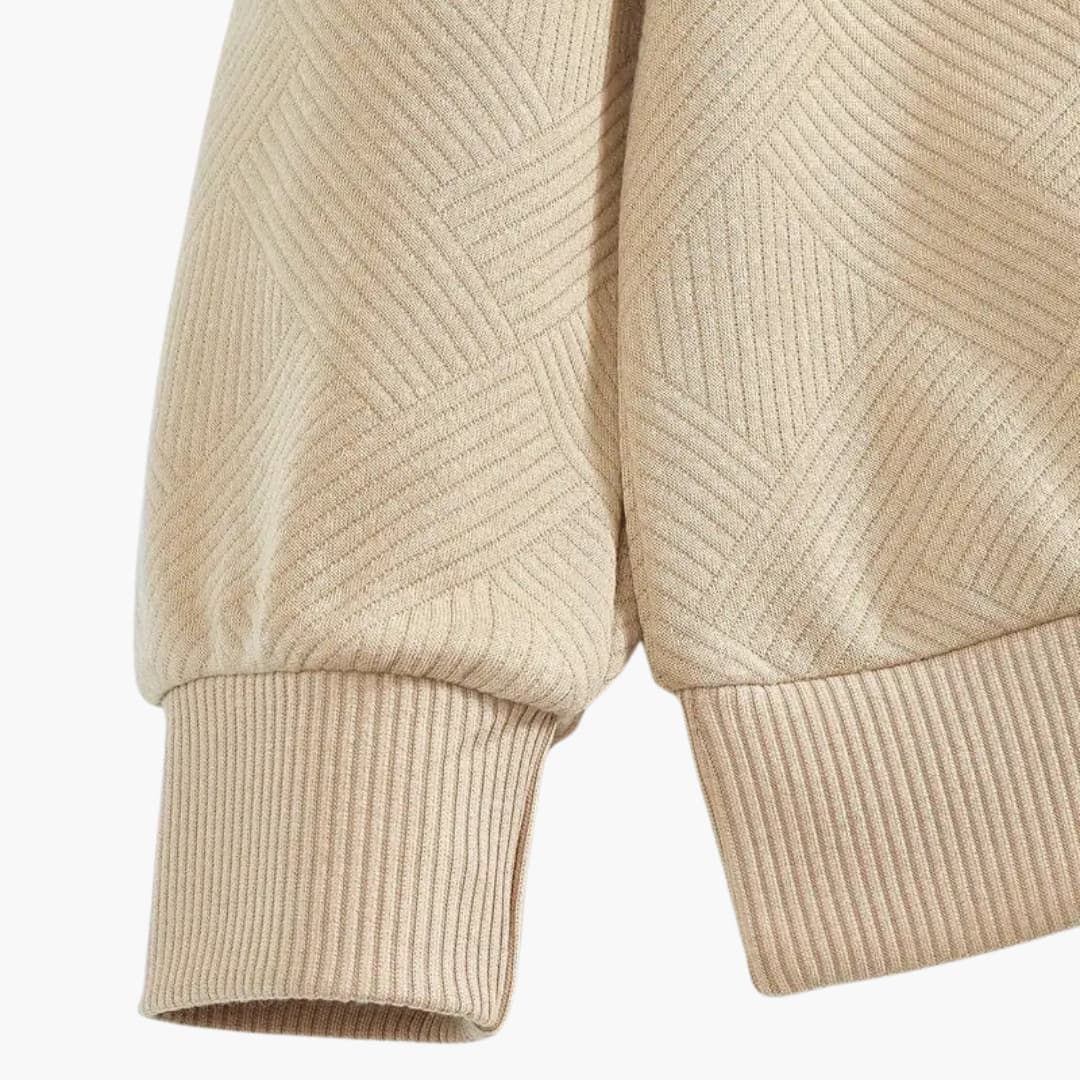 Luca | Maglia Geometrica con Cerniera