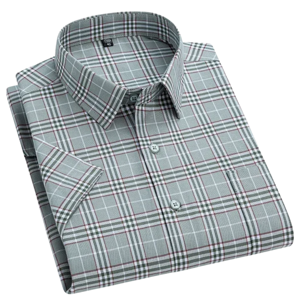 ROSSI ROMA | CAMICIA IN COTONE A MANICHE CORTE