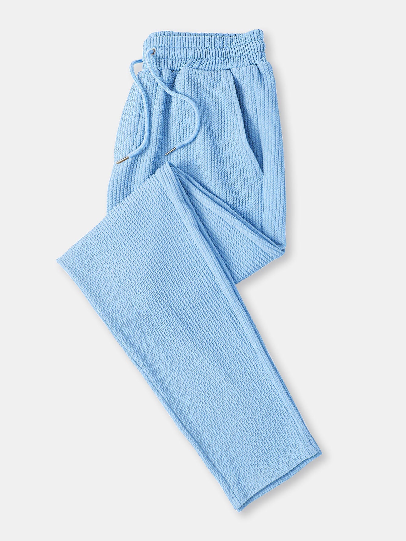 CAMICIA A MANICHE LUNGHE MUSCLE FIT CON COLLO A COSTE & PANTALONI A COSTE A GAMBA DRITTA