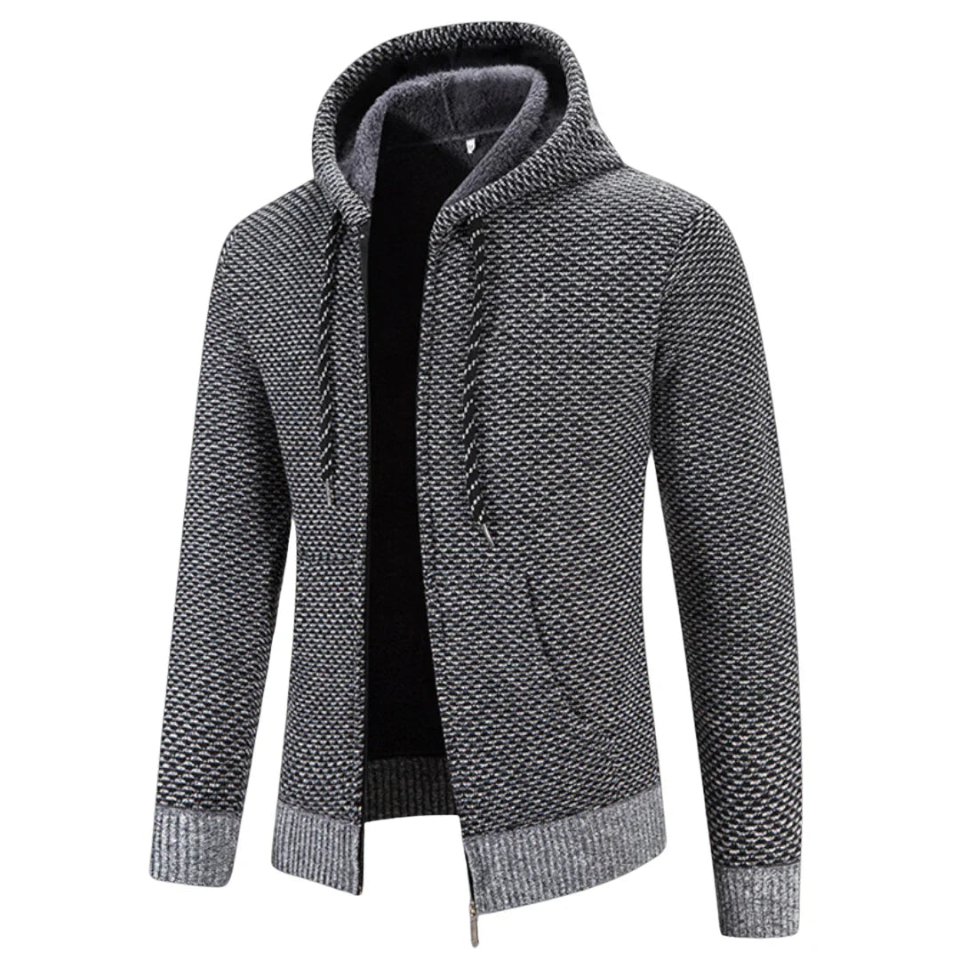 DAVIDE | HOODIE PREMIUM CON DESIGN SLIM-FIT