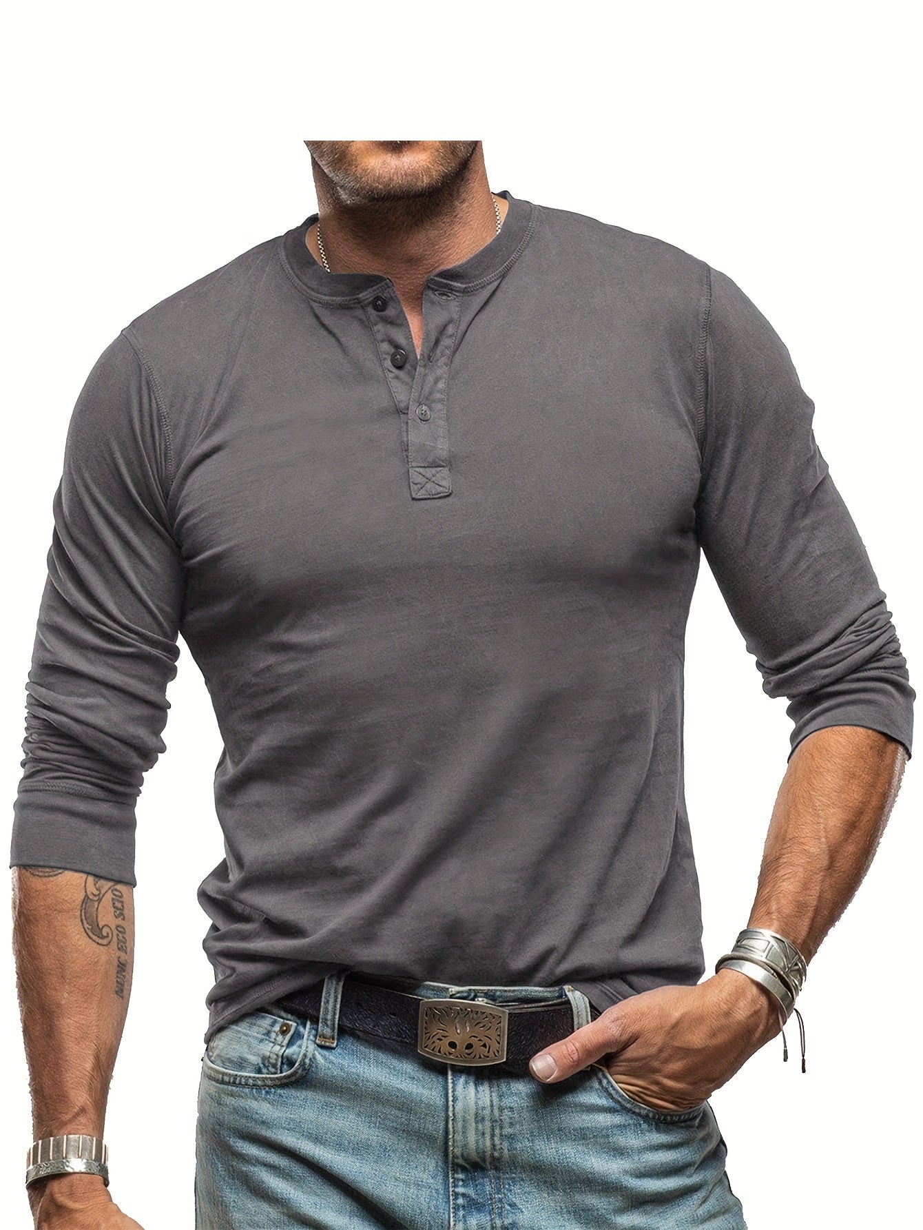 EDGARDO | CAMICIA VINTAGE A MANICHE LUNGHE