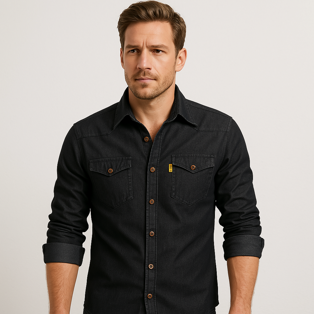 ROSSI ROMA | CAMICIA IN DENIM SLIM