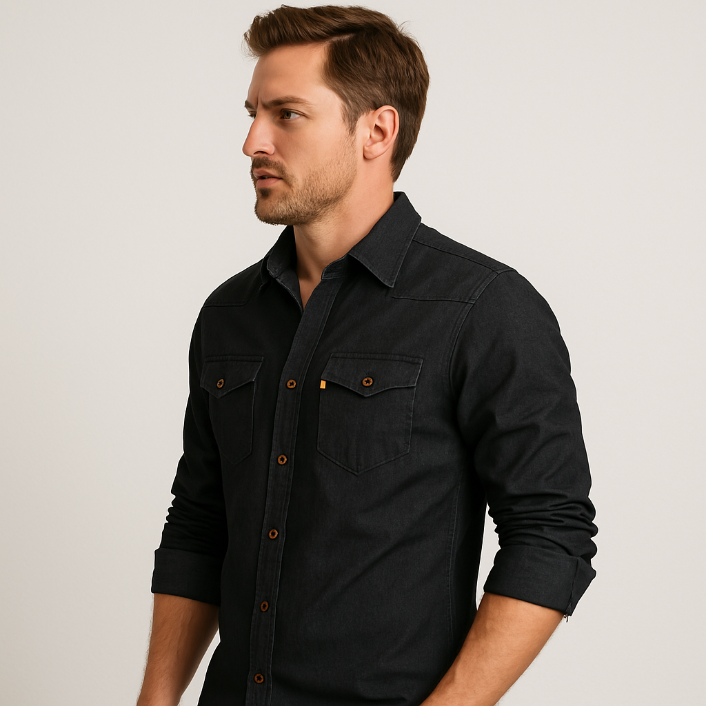 ROSSI ROMA | CAMICIA IN DENIM SLIM