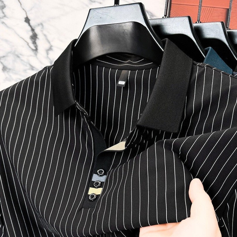 ROSSI ROMA | POLO A RIGHE RAFFINATA