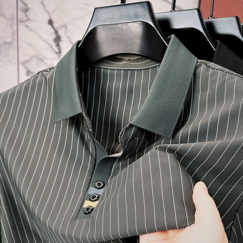 ROSSI ROMA | POLO A RIGHE RAFFINATA