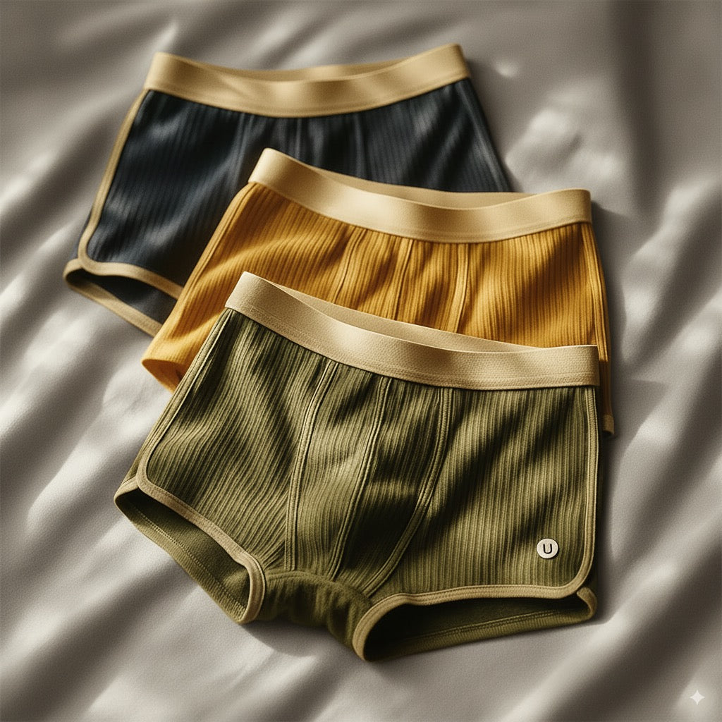ROSSI ROMA | BOXER IN COTONE BIOLOGICO DA UOMO (confezione da 3)