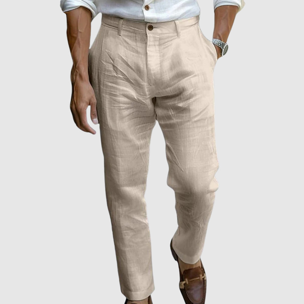Moretti | Pantaloni in Lino Leggeri