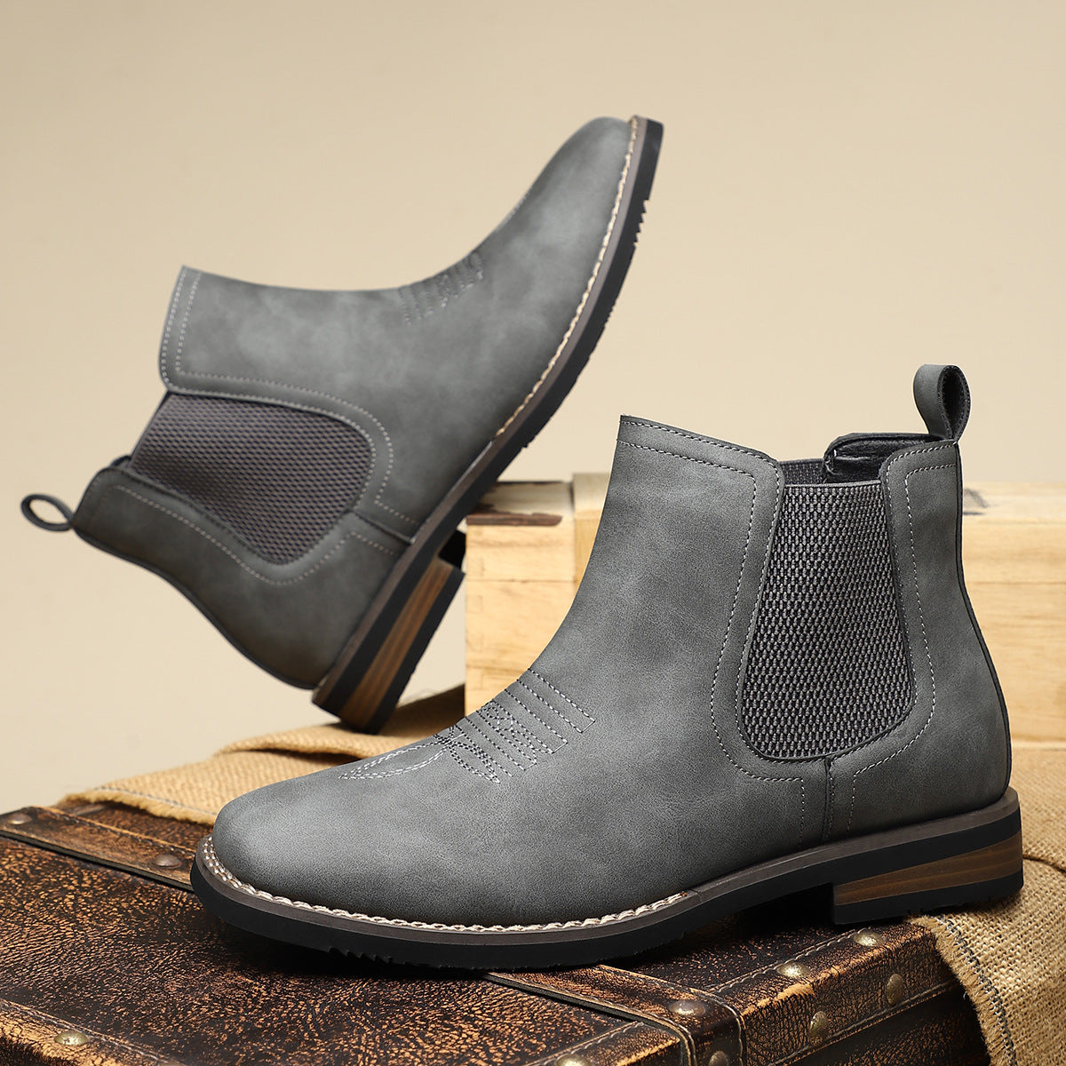 ROSSI ROMA | STIVALI CLASSICI IN PELLE DA UOMO