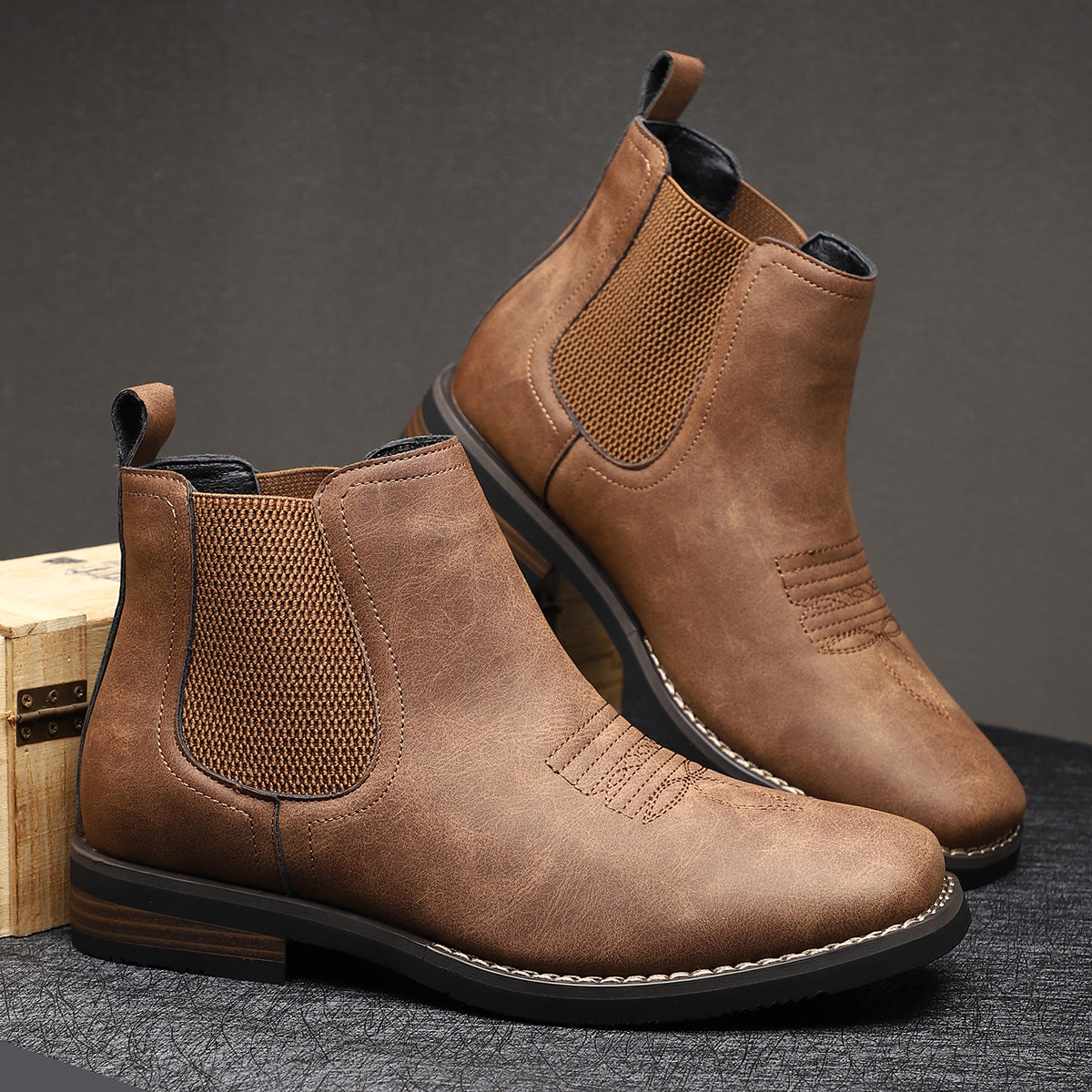 ROSSI ROMA | STIVALI CLASSICI IN PELLE DA UOMO