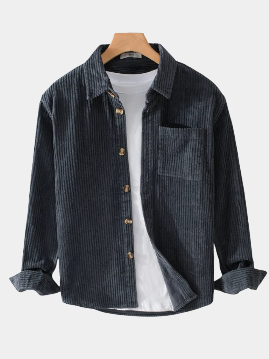 ROSSI ROMA | CAMICIA IN VELLUTO A RIGHE