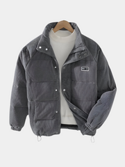 ROSSI ROMA | GIACCA IN VELLUTO A RIGHE