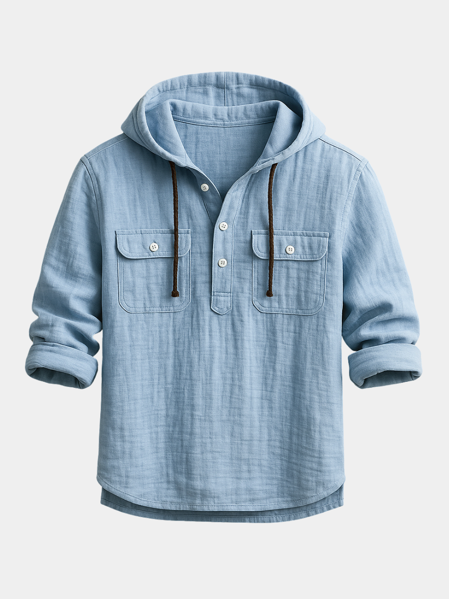 ROSSI ROMA | MAGLIA CON CAPPUCCIO IN COTONE
