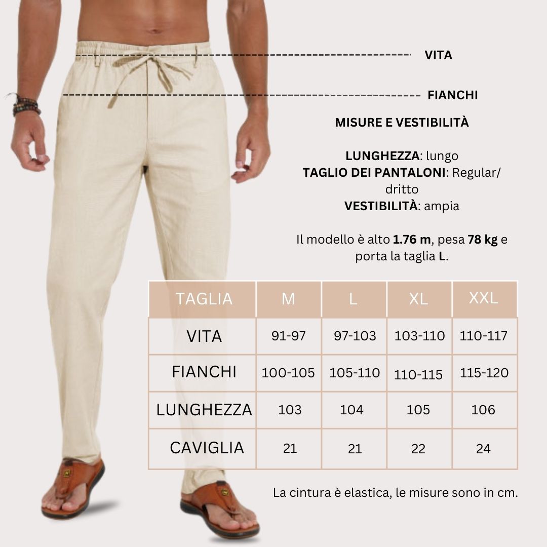 RELAXBREEZE™ | PANTALONI LEGGERI DA UOMO