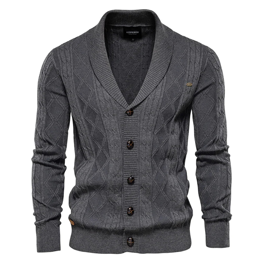 ROSSI ROMA™ | CARDIGAN DA UOMO CON BOTTONI
