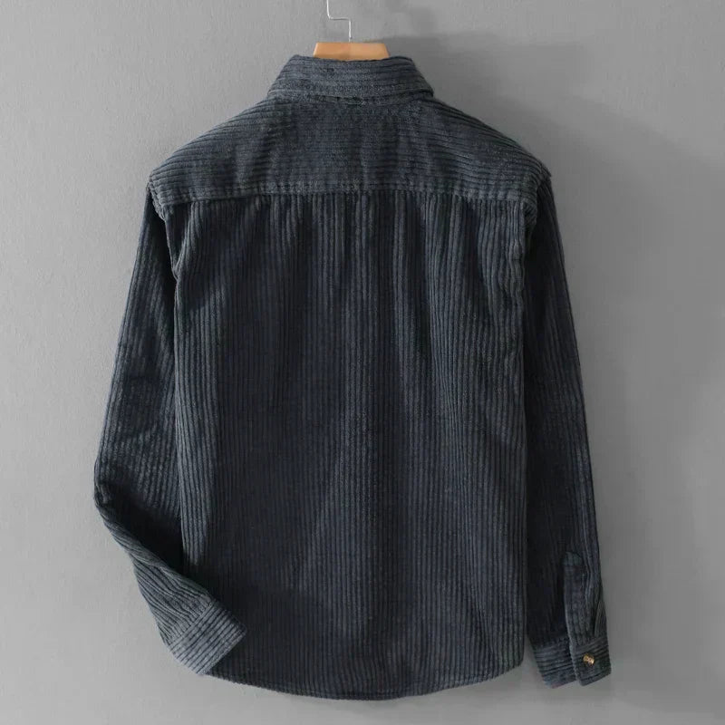 ROSSI ROMA | CAMICIA IN VELLUTO A RIGHE