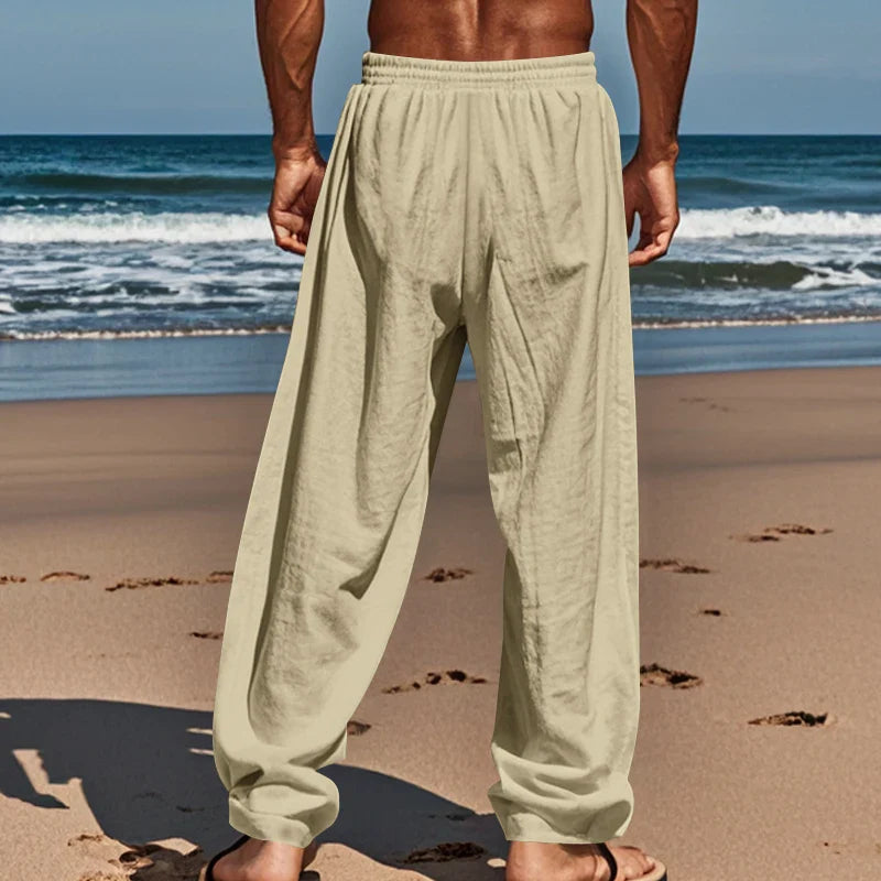 PANTALONI OCEANICI IN LINO