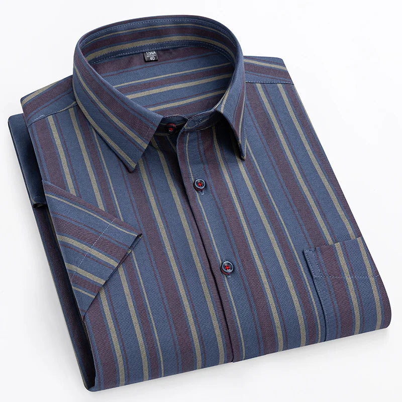 ROSSI ROMA | CAMICIA IN COTONE A MANICHE CORTE