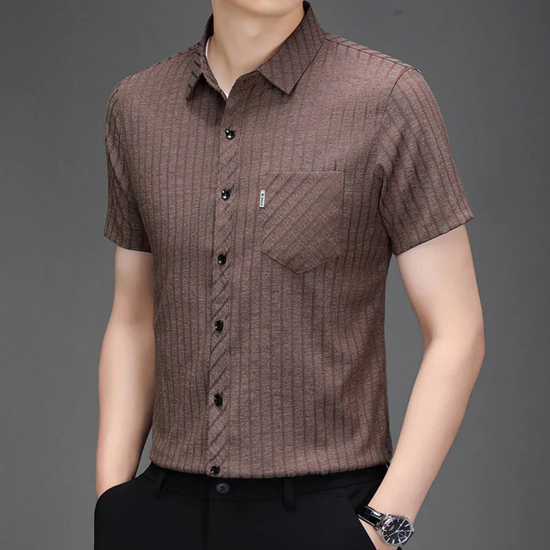 ROSSI ROMA | POLO BUSINESS CON DETTAGLIO A RIGHE